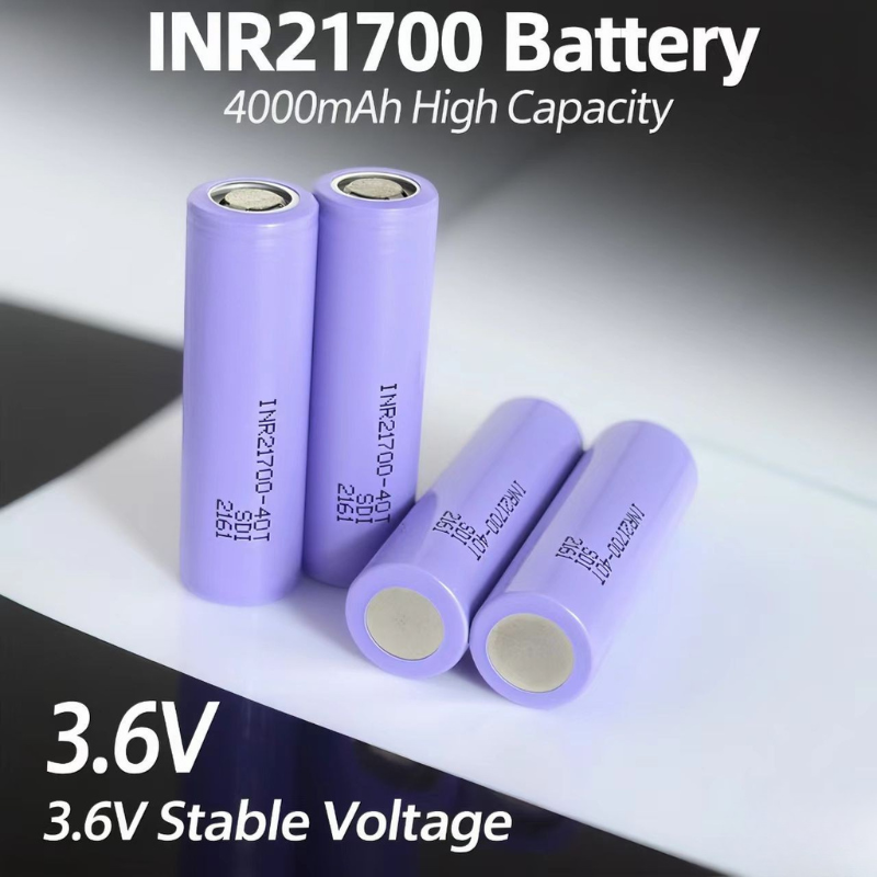 Vaping Goods - INR21700 4000mAh 3.7V 充電式リチウムイオン電池、低内部抵抗、充電器付き、懐中電灯、電子タバコ、電動工具用