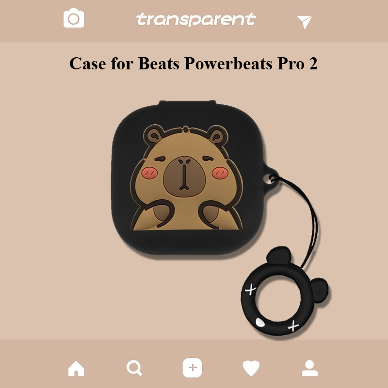 Beats Headphone Powerbeats Pro - Beats Powerbeats Pro 2 ケースと互換性あり シリコン製のかわいい漫画カバー
