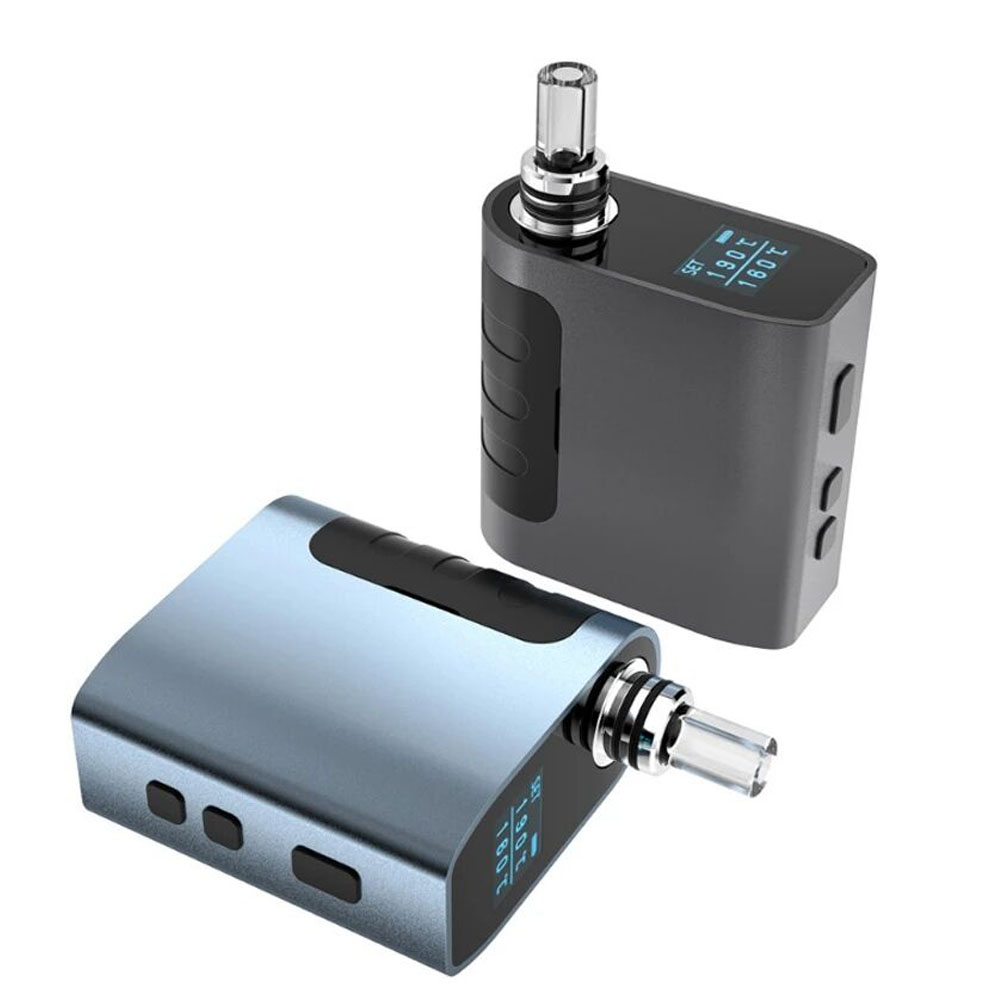 Dry Herb Vaping Accessories - NIU PRO 温度制御ドライハーブベポライザーキット、1400mAhバッテリー、タバコハーブ喫煙デバイス、OLEDスクリーン、ベイプボックスモッド、ベイパー