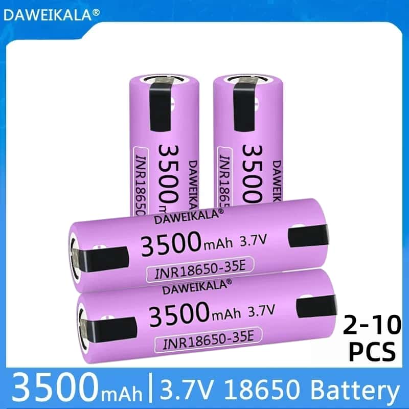 18650 35E 3500mAh 20A 高放電充電式リチ - Vaping Goods のレビューと価格