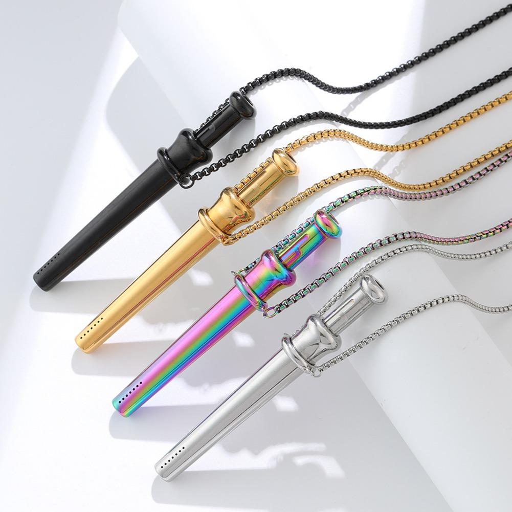 大型不安解消呼吸ネックレス ステンレス鋼製瞑想ペンダント ス - Vaping Goods のレビューと価格